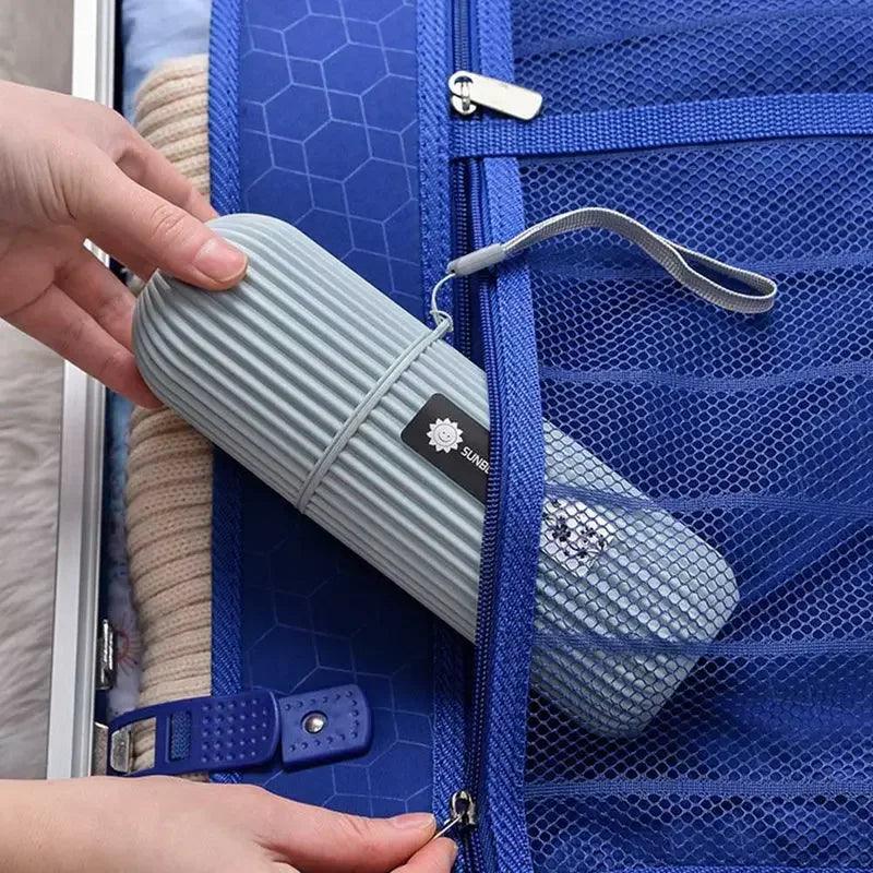 Portable Toothpaste Toothbrush Protect Holder Case Travel Camping Storage Box - Glowella